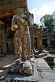 Preah Khan - dvarapala of the north gopura of the third enclosure